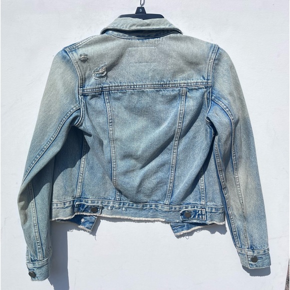 ALL SAINTS Hay denim Jacket XS extra small jean - Picture 4 of 9